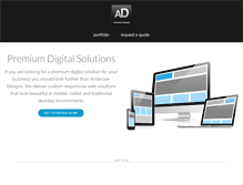 Tablet Screenshot of andersondesigns.com